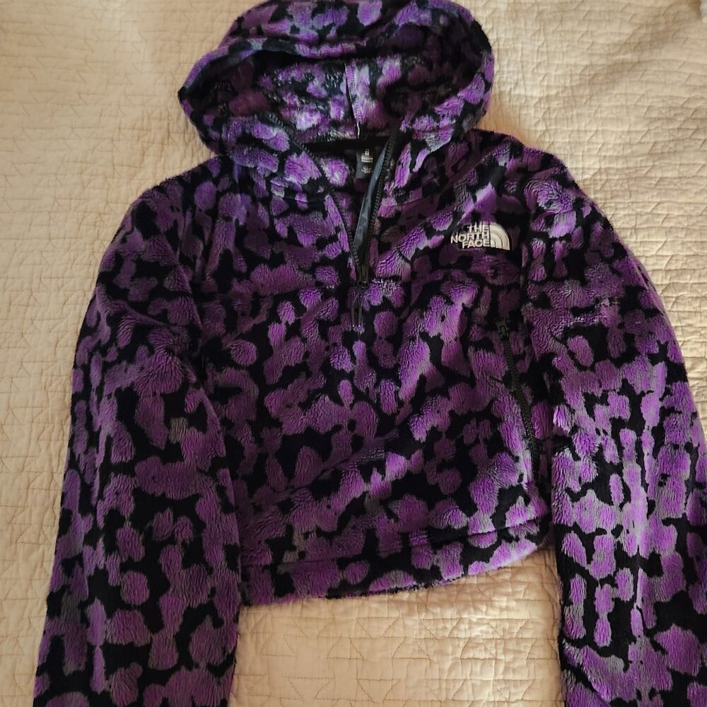 Northface Women's Printed Osito 1/4 Zip Hoodie